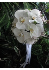 Orkidelerden  Tanzim Edilmiş Gelin El Buketi